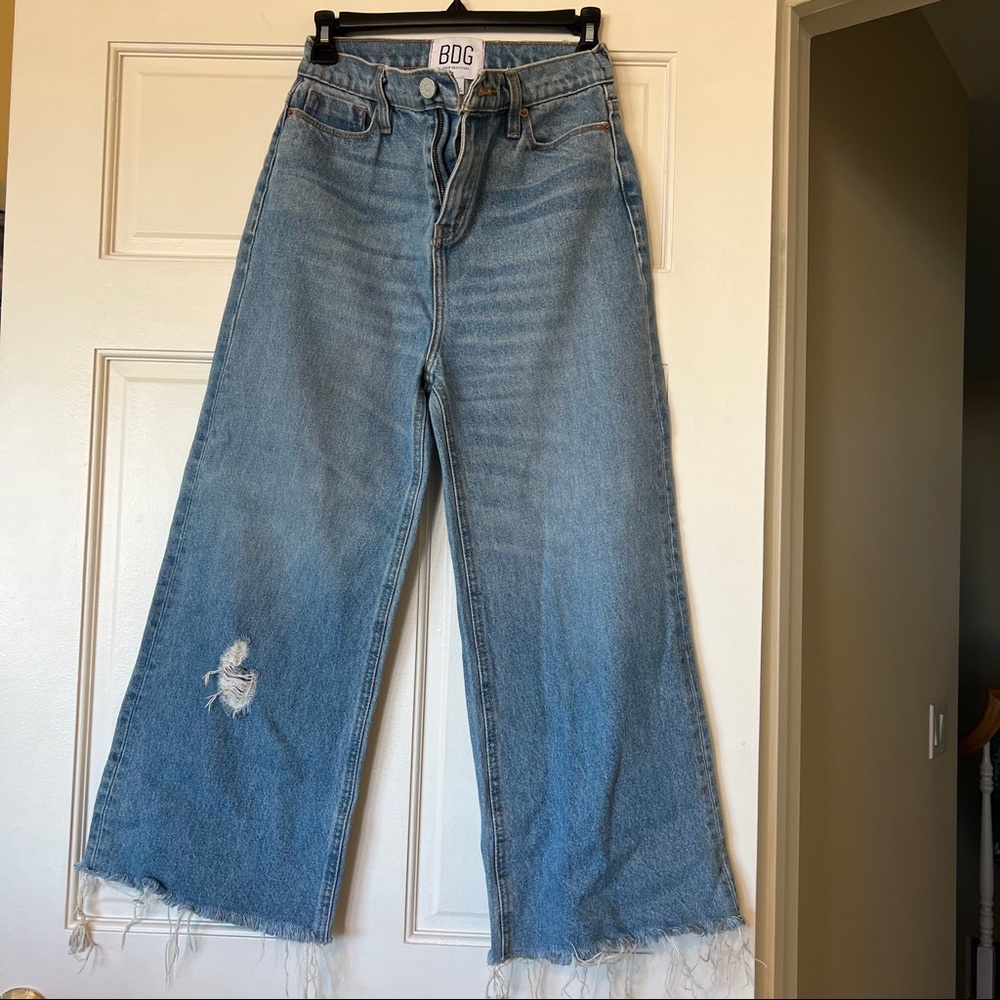 High waisted flare jeans